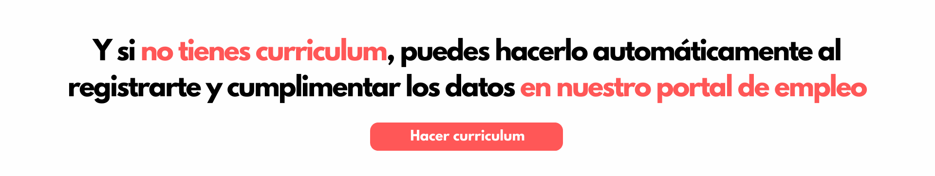 No tienes cv